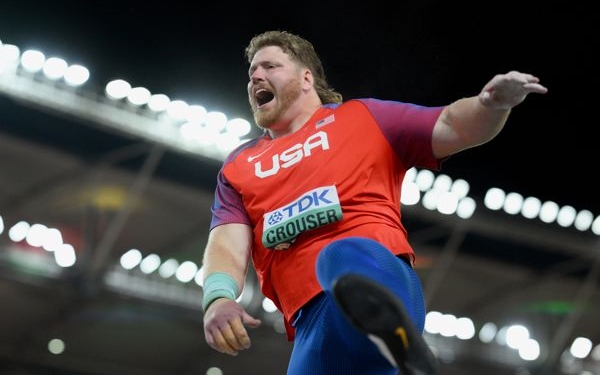 Crouser retains shot put title in Budapest with championship record