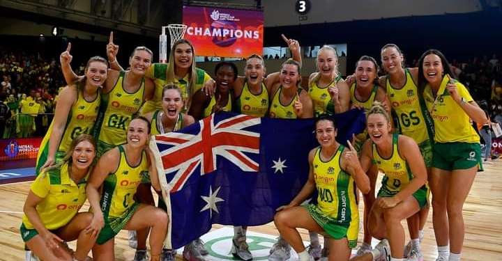 Australia beat England to win 2023 Netball World Cup