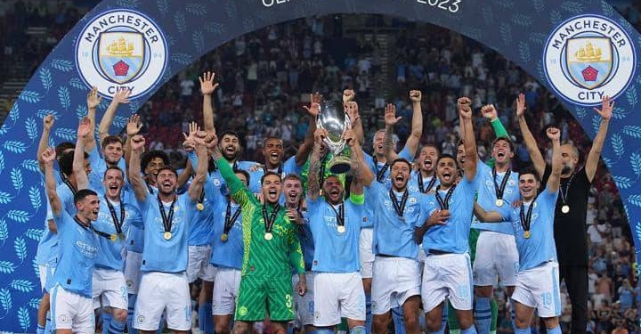 Manchester City beat Sevilla to win UEFA Super Cup