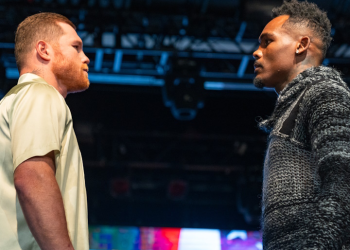Canelo and Charlo made their first face to face in New York City