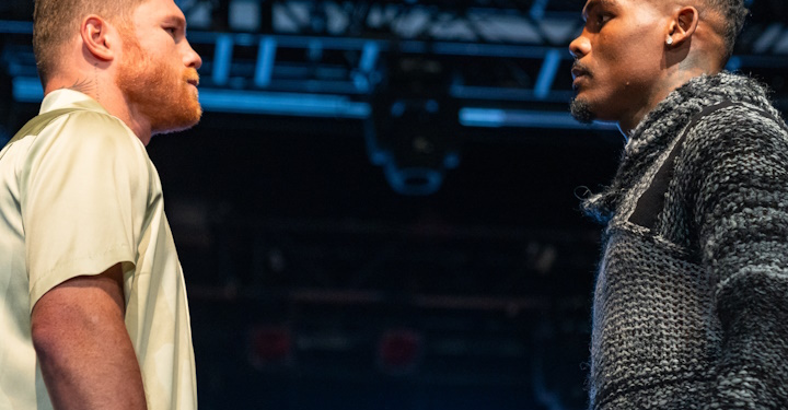 Canelo and Charlo made their first face to face in New York City