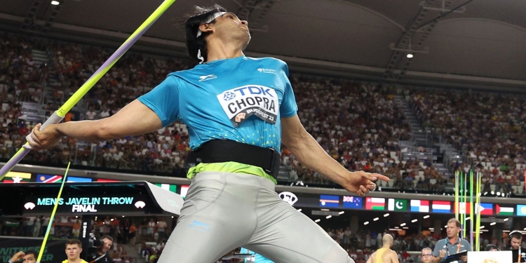 Chopra back on top with historic gold for India in men’s javelin
