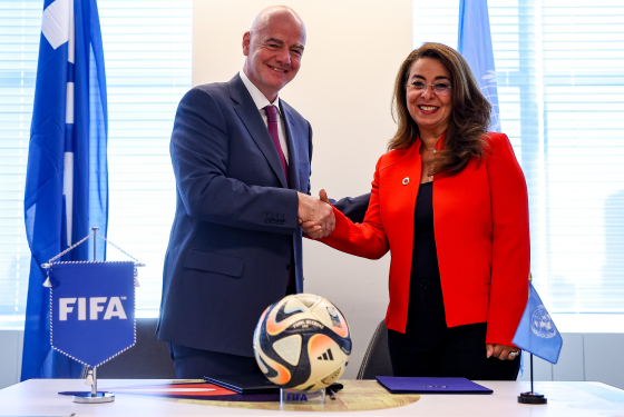 FIFA, UN Office on Drugs and Crime renew partnership to to kick crime out of football