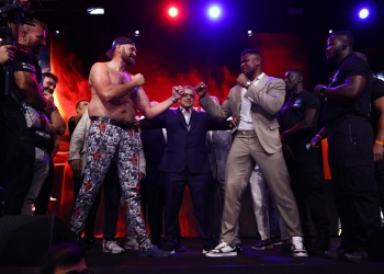 Tyson Fury and Francis Ngannou Meet Face-to-Face in London