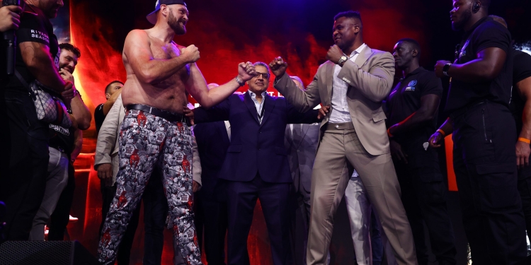 Tyson Fury and Francis Ngannou Meet Face-to-Face in London