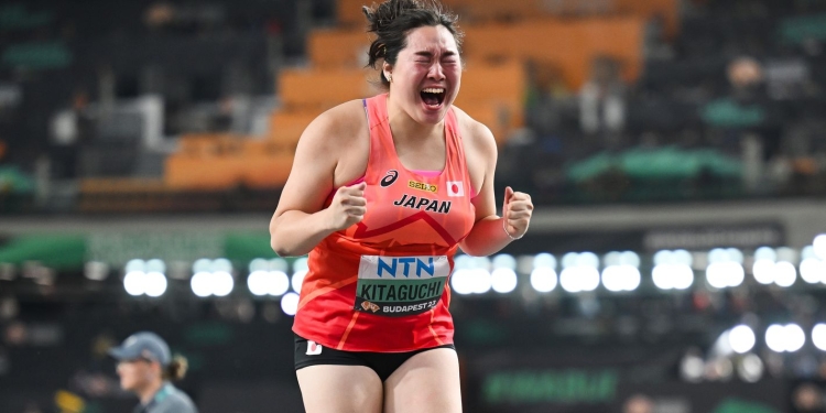 Last-round throw gains Kitaguchi her first global javelin title