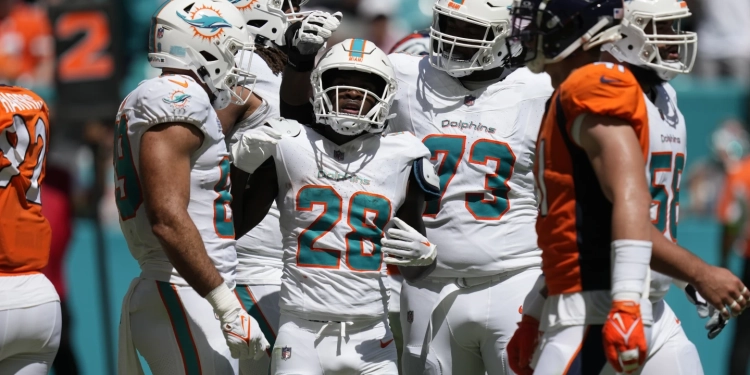 Dolphins rout Broncos 70-20, scoring most points in a game since 1966