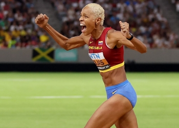 Rojas claims historic fourth world triple jump gold in Budapest