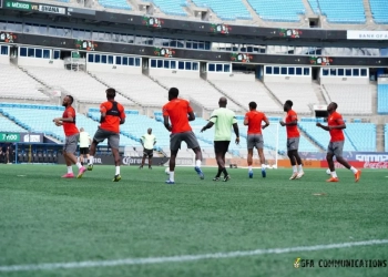 Black Stars train at Bank of America Stadium ahead of Mexico friendly