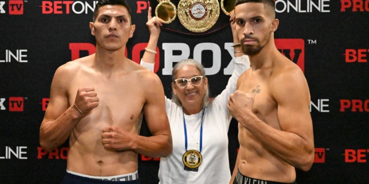 Cano and Ochoa ready, on weight to fight on Probox TV night
