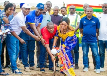 Ghana Gas cut sod to construct Astro-turf at Ho Technical University
