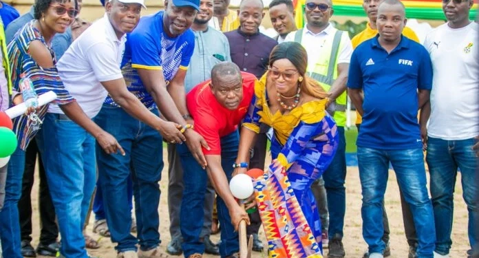 Ghana Gas cut sod to construct Astro-turf at Ho Technical University