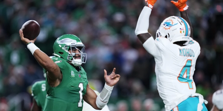 Jalen Hurts and the Eagles shut down Dolphins in a possible Super Bowl preview