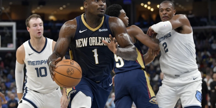 CJ McCollum and Zion Williamson lead Pelicans past Grizzlies 111-104 in season opener