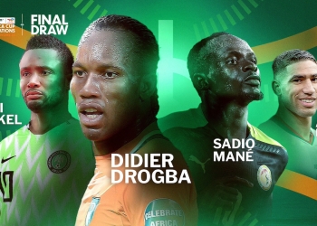 Drogba, Mikel, Mane, Hakimi to assist Afcon 2023 final draw