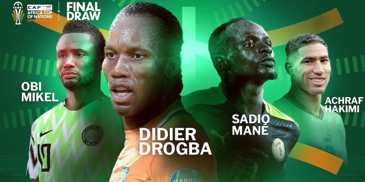 Drogba, Mikel, Mane, Hakimi to assist Afcon 2023 final draw