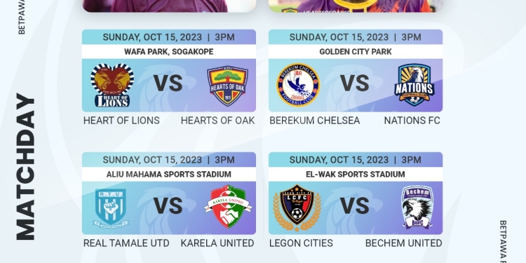 GPL Match day 5 preview: Lions host Hearts in Sogakofe Sunday
