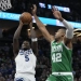 Anthony Edwards scores 38 as Wolves hand Celtics first defeat via OT 114-109