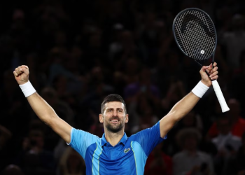 Djokovic downs Dimitrov in Paris for 40th Masters 1000 title