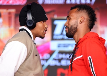 Shakur Stevenson-Edwin De Los Santos Lightweight Title Showdown Headlines Historic Vegas Fight Night