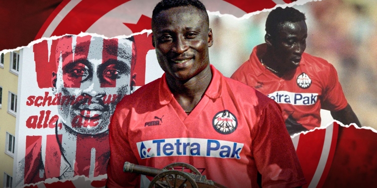 Tony Yeboah’s anti-racism message amplified by mural in Frankfurt