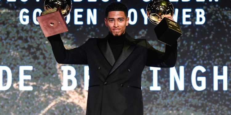 Jude Bellingham crowned Golden Boy on a magical night in Turin