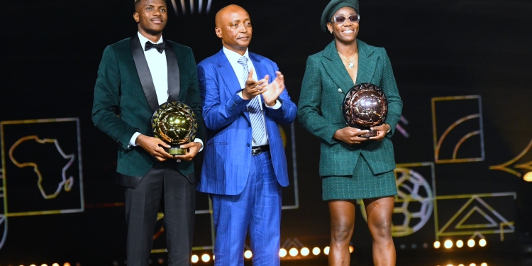 Nigeria’s Osimhen and Oshoala crowned African Players of the Year at 2023 CAF Awards