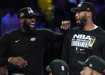 LeBron James wins in-season tournament MVP, ‘no jealousy’ from AD