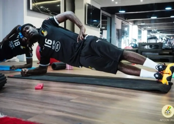 PHOTOS: Black Stars gym work as Afcon 2023 beckons