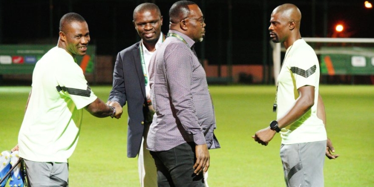 Sports Minister visits Black Stars training in Abidjan