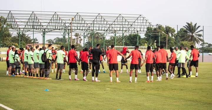 PHOTOS: Black Stars last training before Mozambique decider