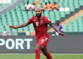 Emilio Nsue’s hat-trick powers Equatorial Guinea to commanding victory over Guinea-Bissau
