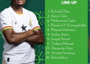 Antoine Semenyo, Salisu start START GROUP B OPENER AGAINST CAPE VERDE