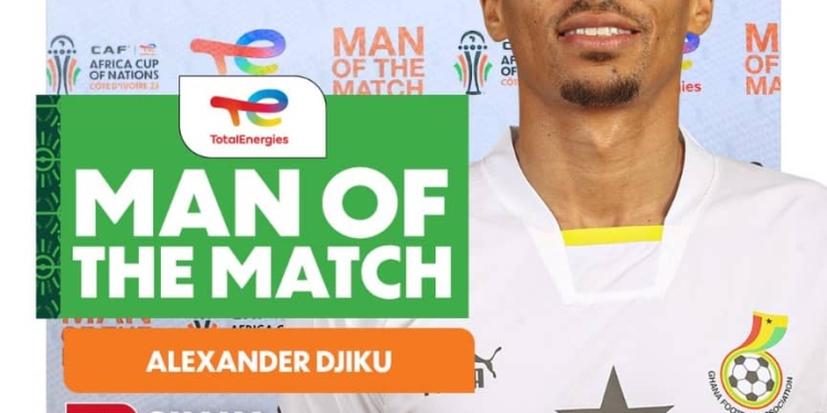 Alexander Djiku named man of the match versus Cape Verde