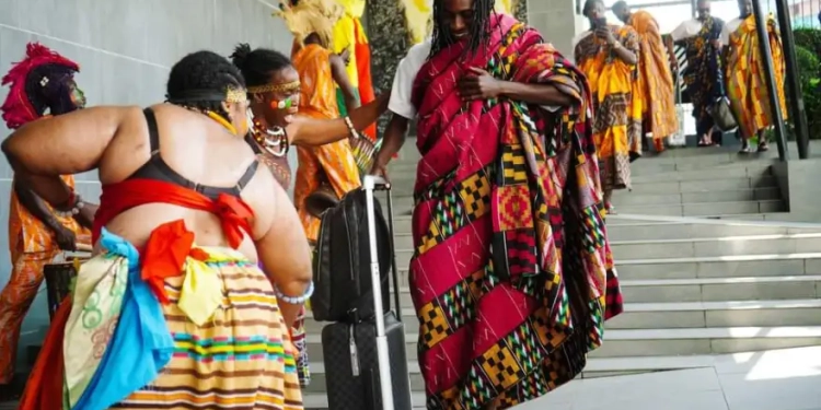 Black Stars land in Abidjan to compete in Afcon 2023