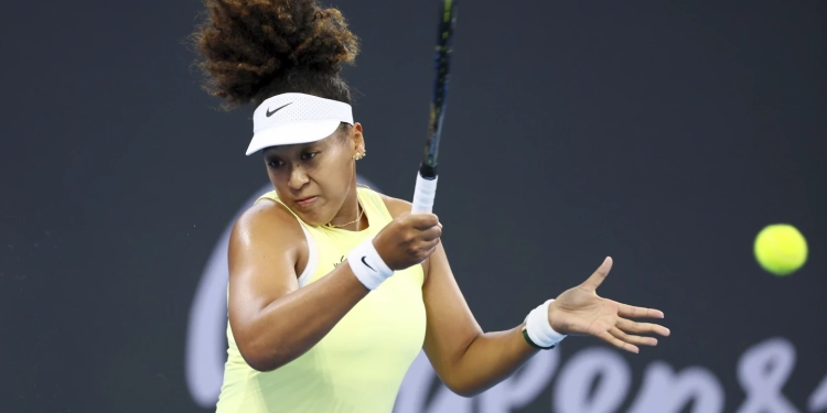 Naomi Osaka returns from maternity break, wins her first match in Brisbane