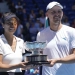 Hsieh Su-wei and Jan Zielinski win the mixed doubles title at the Australian Open