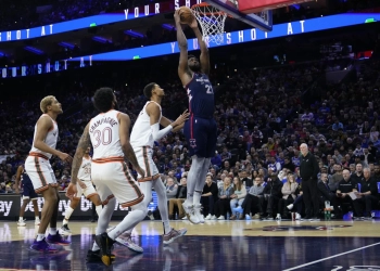 Joel Embiid scores 70 and Karl-Anthony Towns scores 62 on a historic NBA night