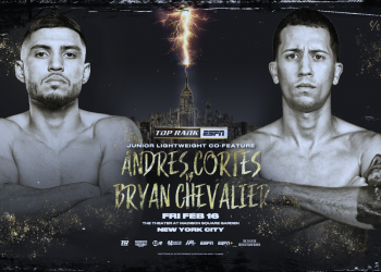 Andres Cortes-Bryan Chevalier, Bruce Carrington-Bernard Torres complete ESPN-televised tripleheader at Madison Square Garden February 16