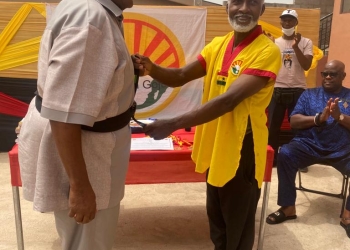 Ambassador George Haldane-Lutterodt receives honorary belt from the Martial Arts Institute