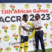 Accra 2023 LOC present special trophy to Mukwala