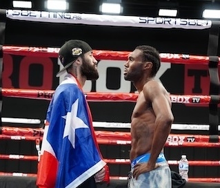 Joseph Adorno-Nicholas Walters weigh-in results