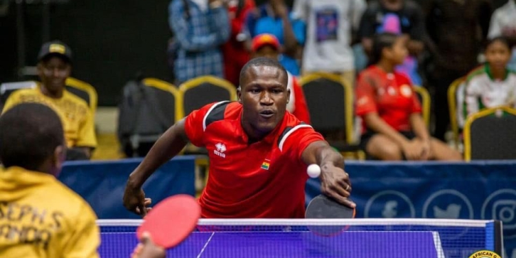 Accra 2023: Emmanuel Commey advances to table tennis round of 32