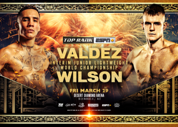 Oscar Valdez-Liam Wilson showdown to be contested for WBO interim junior lightweight world title