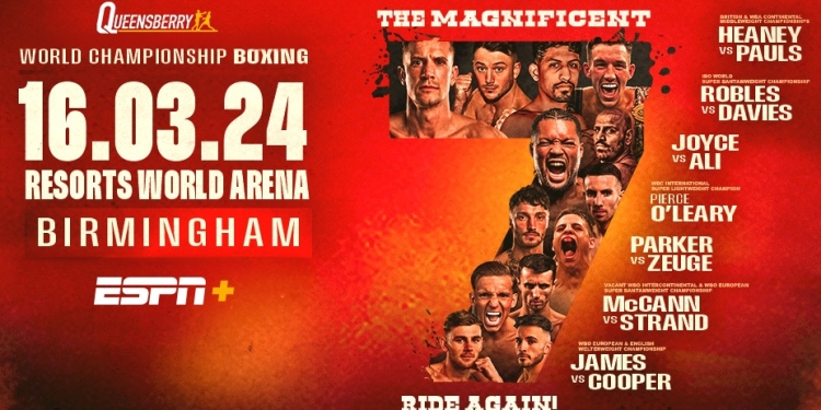 Nathan Heaney-Brad Pauls Middleweight Battle Headlines U.K. Fight Night this Saturday