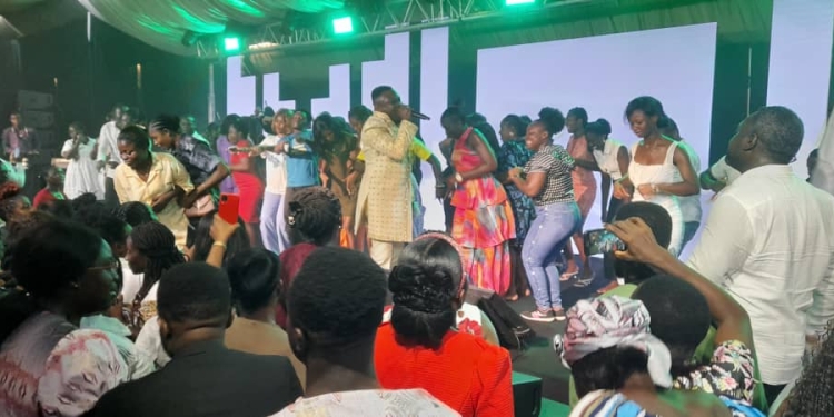 ACP Kofi Sarpong hails organisers for massive turnout at MTN Stand In Worship in Kumasi