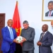 CAF President meets Angola Sport Minister, FA President Almeida e Silva, Angolan Clubs and Business Community in Luanda