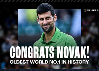 Djokovic to become the oldest No. 1 in PIF ATP Rankings history