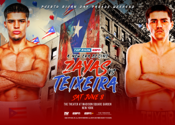 Xander Zayas-Patrick Teixeira junior middleweight showdown June 8