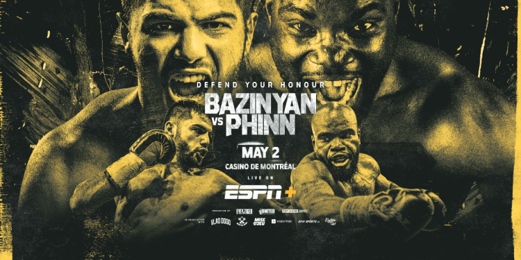 Erik Bazinyan-Shakeel Phinn super middleweight battle Thursday